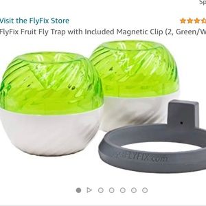Fly Fix Fruit Fly Trap with magnetic clip